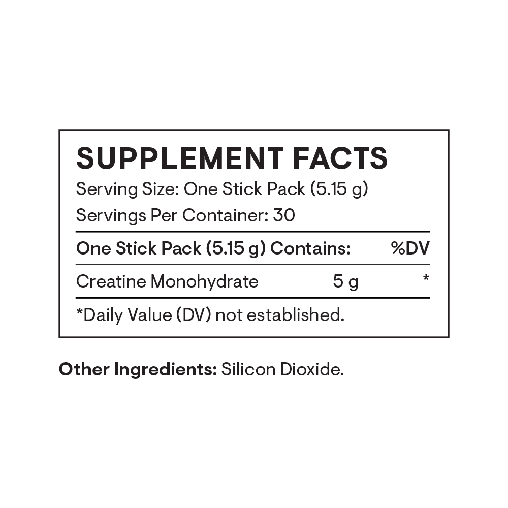 Creatine Travel packs